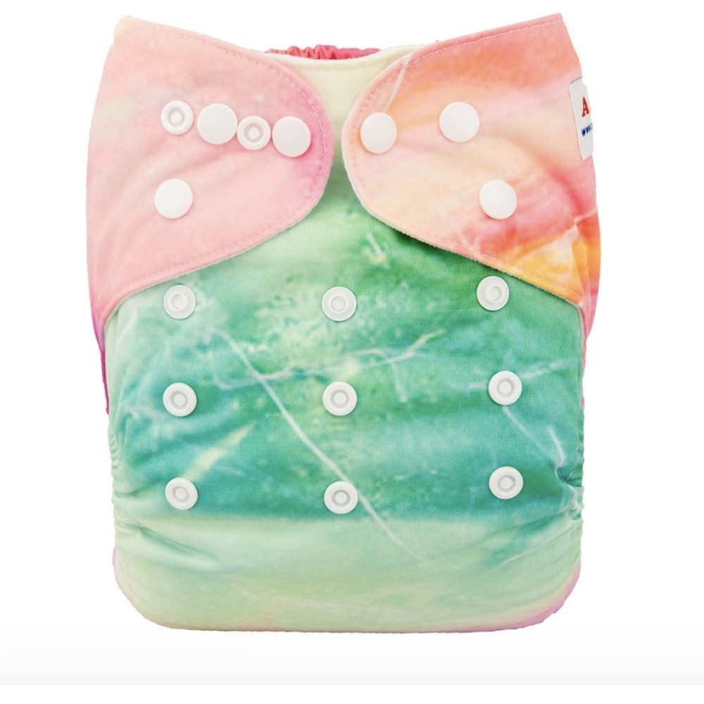 Cloth Diaper One Size Adjustable Washable Reusable for Baby Girls and Bo…